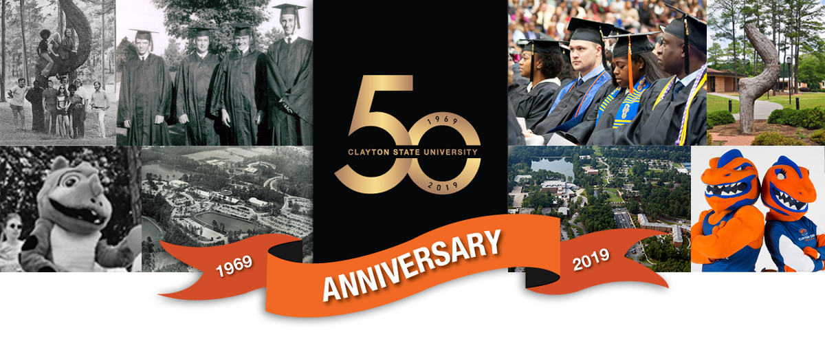 Clayton State Univeristy 50th Banner
