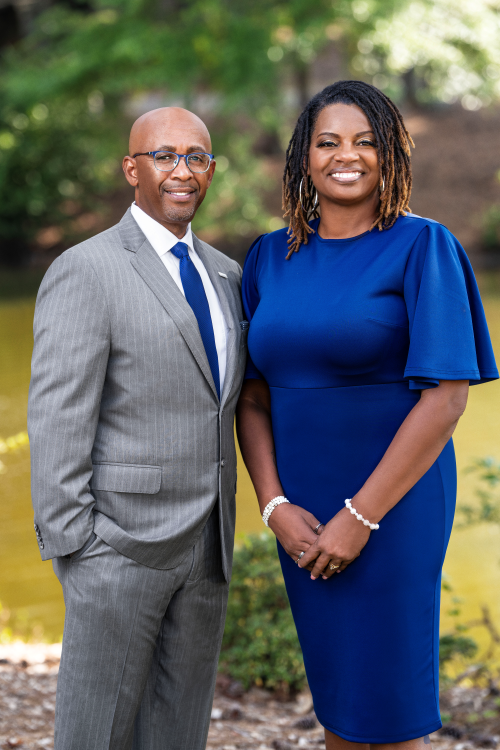 President Georj Lewis and Mrs. Lewis