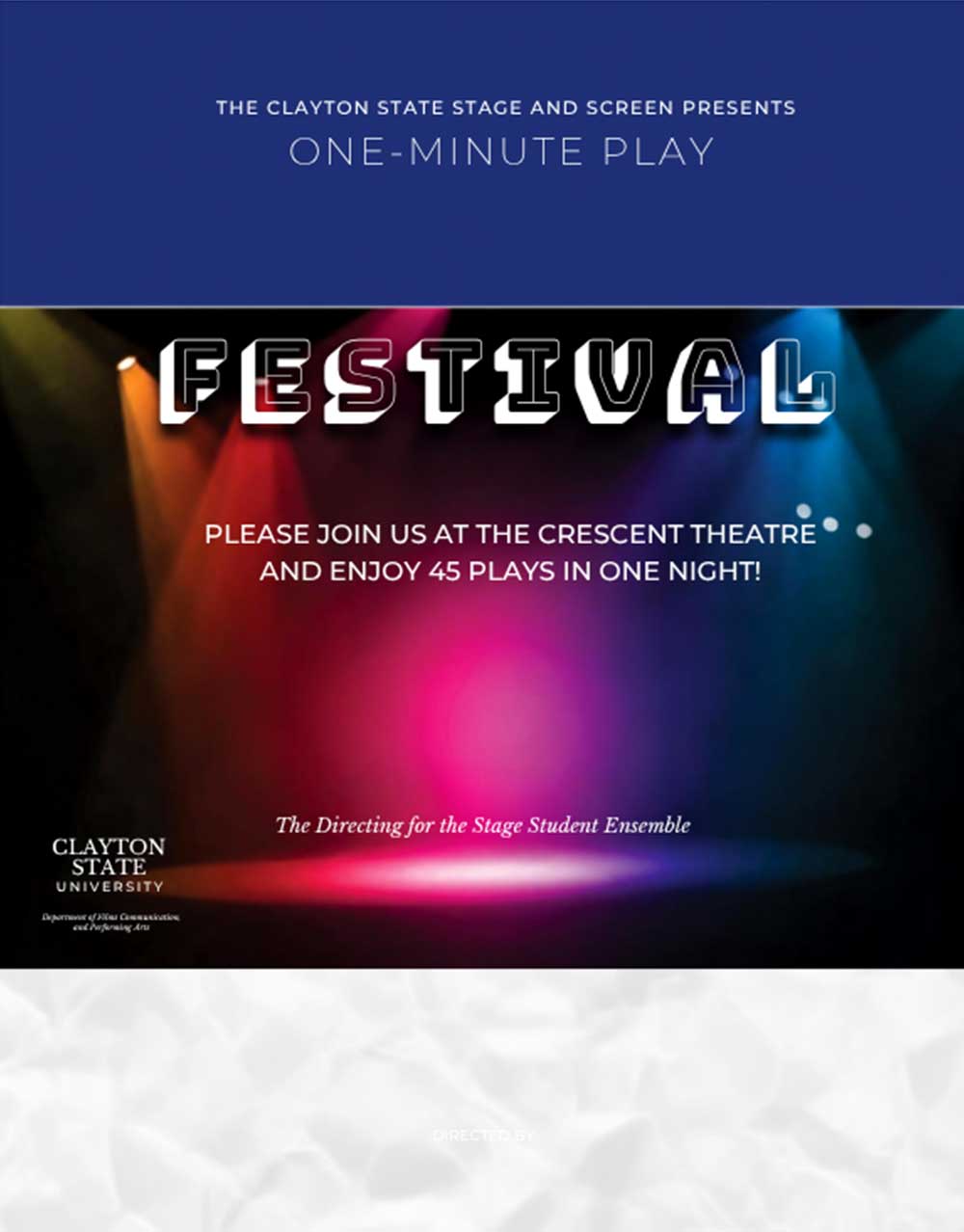 one minute play