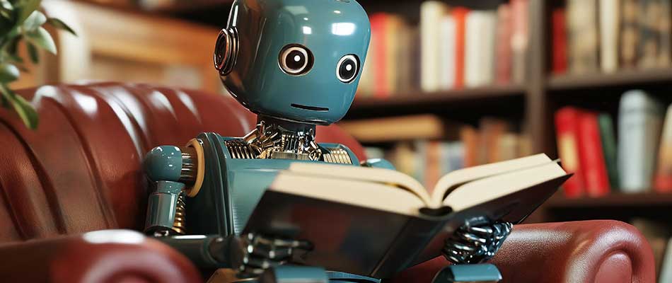 robot reading