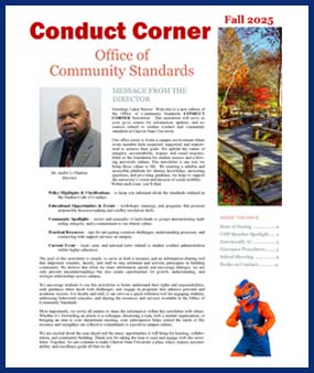front cover of the fall 2025 conduct corner