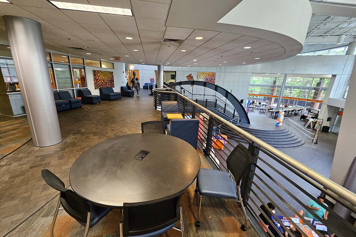 UC Commons looking from the second floor