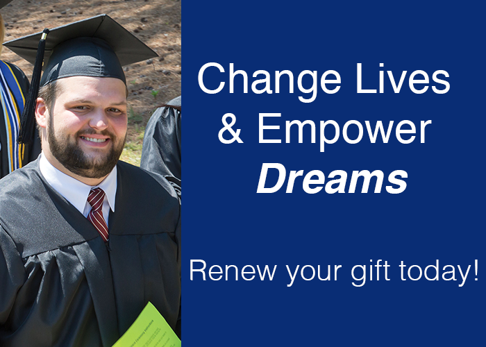 Change lives and empower dreams. Renew your gift today!