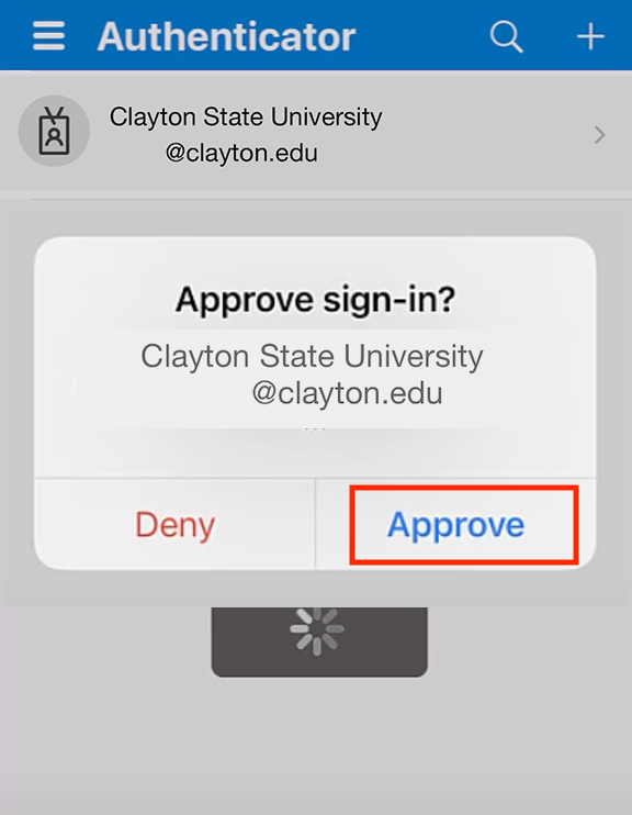 approve sign-in