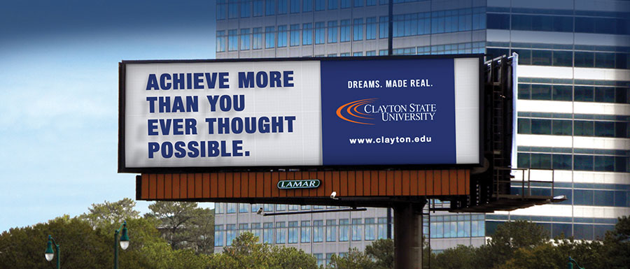 Clayton State University billboards