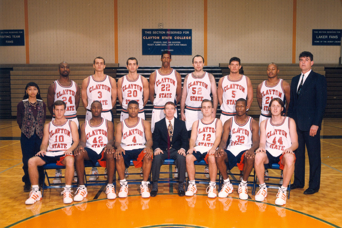 Mens basket ball team 1995 to 1996