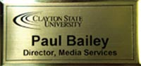 Name Badge Example